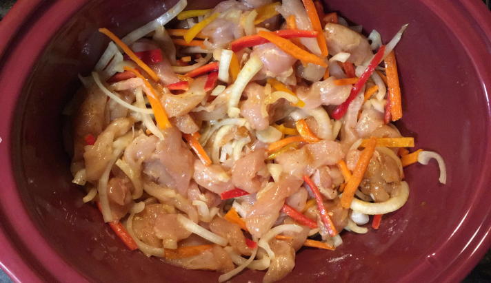 Slow Cooker Chicken Fajitas